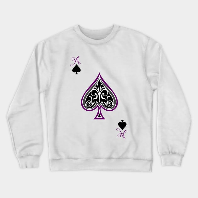 ACE of spades Crewneck Sweatshirt by Nathasha